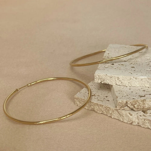 Velara — Gold Hoop Earrings