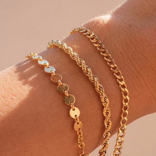 Velara — Gold Stackable Chain Bracelet